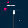 CANYON kabel CND-CC100AB20W, USB Type C - USB Type C