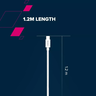 CANYON kabel CND-CC60AB12W, USB Type C - USB Type C