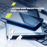 CANYON kabel CND-CC60AB12W, USB Type C - USB Type C