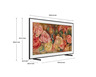 SAMSUNG QLED televizor QE65LS03DAUXXH, The Frame, 4K Ultra HD, Smart TV, 100 Hz, Quantum processor 4K, Art mode, Black