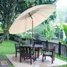 Koopman suncobran 325 cm Shangai – krem