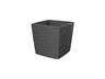 GARDINO Saksija Finesa kvadrat 30x30x29 Antracit