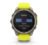 GARMIN Fenix 8 SOLAR Sapphire Amp Yellow graphite (010-02906-21), 47 mm, pametni sat