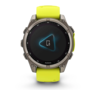 GARMIN Fenix 8 SOLAR Sapphire Amp Yellow graphite (010-02906-21), 47 mm, pametni sat