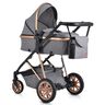 MONI dječija kolica 2 u 1 Midas, grey