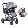 Moni dječija kolica 3 u 1 Ciara, grey