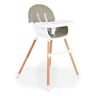 CANGAROO drvena hranilica 2 u 1 Gelato, Grey