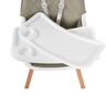 CANGAROO drvena hranilica 2 u 1 Gelato, Grey