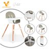 CANGAROO drvena hranilica 2 u 1 Gelato, Grey