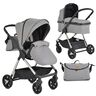 CANGAROO dječija kolica Empire 2 u 1, Light Grey