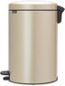 Brabantia Newicon Pedal kanta za smeće 20l, champagne 304460