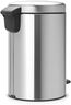 Brabantia Newicon Pedal kanta za smeće 12l, mat inox 113604