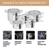 TEFAL set posuđa 8/1 Nordica H852S856