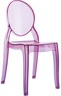 SIESTA Baby Elizabeth stolica - pink transparent