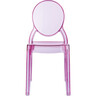 SIESTA Baby Elizabeth stolica - pink transparent