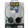 SAL Slušalice, stereo, 3,5mm, okretljivi zvučnici, crne - HPH 6/BK
