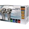 home Solarna vrtna LED lampa, metalna/staklena, set 4 komada - MX 811/4