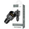 hoco. FM modulator, BT hands free, 12V/24V, 2 x USB 2,4A - E19 Smart, BT, FM, Charger