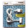 Meanit USB kabel za Iphone 3 / 4, dužina 1.0  metar, bijeli - KABEL ZA IPHONE 3 / 4