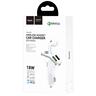 hoco. Auto punjač sa bežičnom slušalicom, QC,2 x USB, 3.1 A,bijela - E47 Traveller White