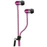 IRRADIO Slušalice, stereo sa rajfešlusom, 3.5 mm, pink - JERSEY ZIP P