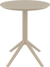 SIESTA vrtni set - 2 Loft stolice + Sky sklopivi stol Ø 60 - bež