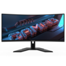 GIGABYTE monitor G34WQCP gaming zakrivljeni, 34, UWQHD, VA, 350 cd/m2,  AMD FreeSync Premium, HDR400, HDMI, DP, 180Hz, 1ms