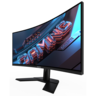 GIGABYTE monitor G34WQCP gaming zakrivljeni, 34, UWQHD, VA, 350 cd/m2,  AMD FreeSync Premium, HDR400, HDMI, DP, 180Hz, 1ms