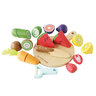 Le Toy Van  Set drvena daska, voće i povrće za rezanje