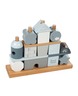 Label Label Drvena didaktička slagalica kućica - Blue