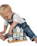 Label Label Drvena didaktička slagalica kućica - Blue