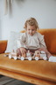 Label Label Drveni didaktički vozić za slaganje - Nougat
