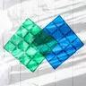 Connetix Tiles - Rainbow osnovna ploča Green &amp; Blue 30X30cm (2 kom)