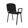Stolica konferencijska ISO BLACK ARM crna