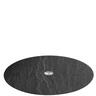 Leonardo oval SLATE 33 cm okretni, crni