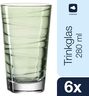 Leonardo set 6 čaša VARIO 280ml zelene