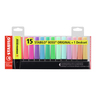 STABILO BOSS ORIGINAL Set markera 15/1 sa stonim postoljem – fluorescentne i pastelne boje