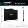 Hisense ULED Mini-LED televizor 100U7Q, 4K Ultra HD, VIDAA Smart TV, 165Hz Game Mode Ultra, Dolby Vision IQ, Dolby Atmos