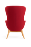 Queen Bombay lounge stolica - crvena