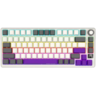 LORGAR tastatura KBP7075W, bežična 75% mehanička Gaming, Bež, EN layout