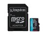 Kingston microSD 512GBCanvasGoPlus, Gen4r/w:200MB/s/160MB/s,with adapter