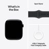 Apple Watch S11 GPS 42mm Jet Black Aluminium Case with Black Sport Band - S/M
