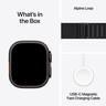 Apple Watch Ultra 3 Cellular 49mm Black Titanium Case with Black Alpine Loop - Large