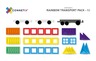 Connetix Tiles - Rainbow Transport set (50 kom)