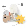 Done by Deer multifunkcionalna senzorna aktivnosna igračka - Happy clouds
