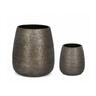 BIZZOTTO saksije Emei set 2/1 sive 0790743 (set)