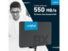 Crucial SSD 500GB BX500 2.5"SATA3,550 MB/s Read, 500 MB/s Write