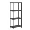 KETER Polica 80kg/4 crna PVC PLUS SHELF KIS