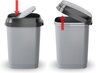 KETER Kanta za otpatke 50L siva Dual  Swing KI