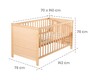 Roba Kids Krevetić, 70 x 140 cm, prirodno drvo